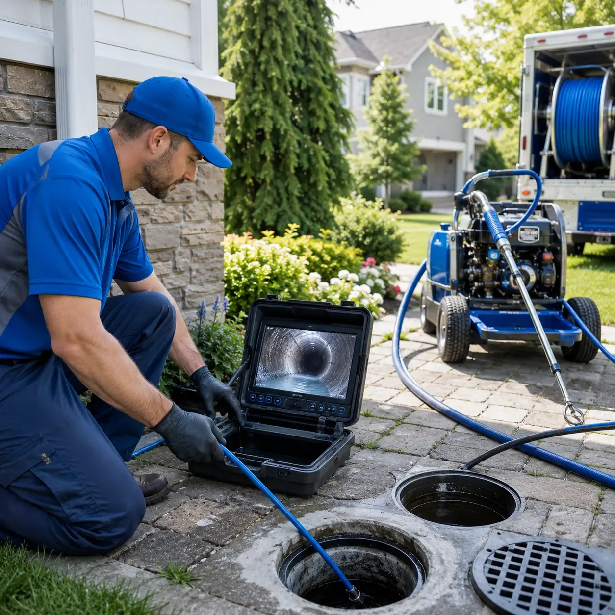 Outdoor drain cleaning professionals serving Grantville, GA